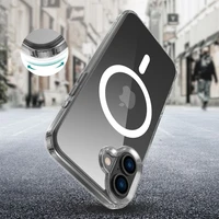 Tech-Protect FlexAir Hybrid Magnetinis dėklas telefonui iPhone 16 Plus - skaidrus