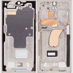 Vidurinis rėmelis Samsung S918 S23 Ultra (Kreminė)