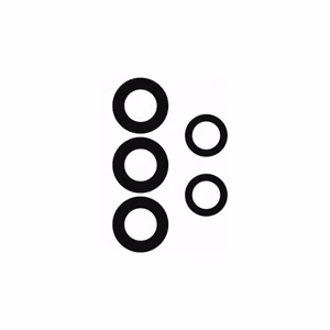 Galinės kameros stikliukas skirtas Samsung A536 A53 5G galinės kameros stikliukas (5vnt)