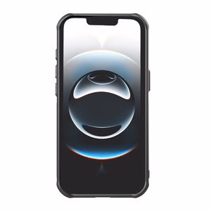 Nillkin Iceblade Prop dėklas telefonui su objektyvo dangteliu ir stovu iPhone 16e - juodas