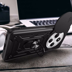 Tech-Protect CamShield Pro dėklas telefonui Xiaomi Redmi 14C / Poco C75 - juodas