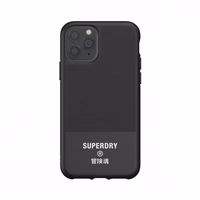 SUPERDRY Formuotas dėklas CANVAS IPHONE 11 PRO juodas