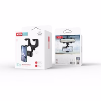 XO automobilinis laikiklis C70 juodas galinio vaizdo veidrodėliui