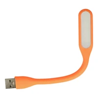 Mini LED Lamp Silicone USB Orange