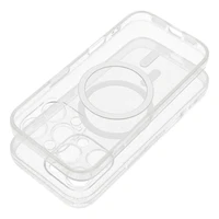 CLEAR MAG COVER dėklas telefonui su kameros apsauga, suderinamas su Magnetiniu SAMSUNG S26 Pro permatomas