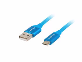 LANBERG KABELIS USB 2.0 MICRO-B (M) - A (M) 1.8M QC