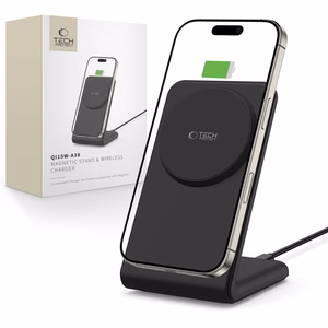 "Tech-Protect QI15W-A38 MagSafe" belaidis įkroviklis - juodas