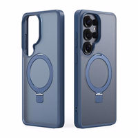 Dėklas Dux Ducis Yind Magnetic Stand Samsung S948 S26 Ultra tamsiai mėlynas