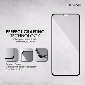 X-ONE Full Cover Extra Strong Matte - для iPhone 13/13 Pro/14/16e / 17e закалённое стекло 9H