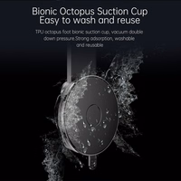 FORCELL F-GRIP MagFlex magnetinis automobilio laikiklis priekinio stiklo / prietaisų skydelio / oro angai juodas