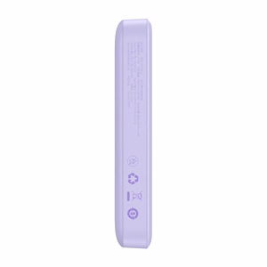 Maitinimo baterija "Baseus Magnetic Mini" 10000 mAh, USB-C 20W MagSafe (violetinė)