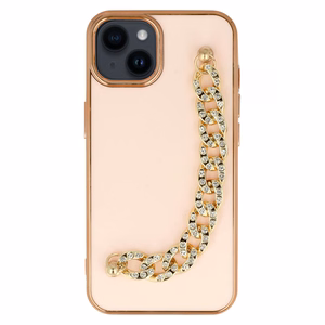 Madingas dėklas telefonui Iphone 14 dizainas 4 šviesiai rožinė
