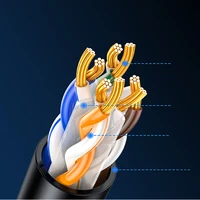 Ugreen Cat6A UTP 3m Ethernet Cable - Black