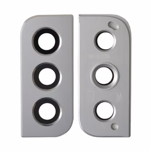 Galinės kameros stikliukas skirtas Samsung S901 S22 / S906 S22 Plus galinės kameros stikliukas / White /