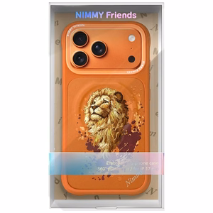 Nimmy Lew MagSafe deklas iPhone 17 Pro Max - oranzinis