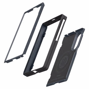 Spigen Slim Armor Pro MagSafe dėklas, skirtas Samsung Galaxy Z Fold8 – tamsiai pilkas