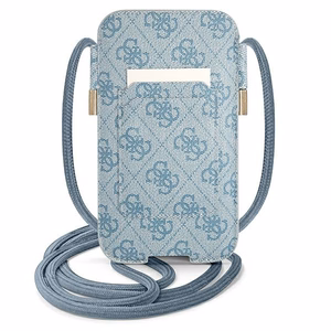 Guess Torebka GUPHM4GDBL 6,1"niebieski/blue hardcase 4G Stripe