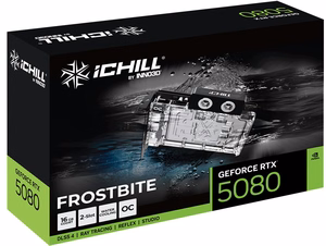 Видеокарта Inno3D iChill GeForce RTX 5080 FROSTBITE NVIDIA, 16 ГБ GDDR7