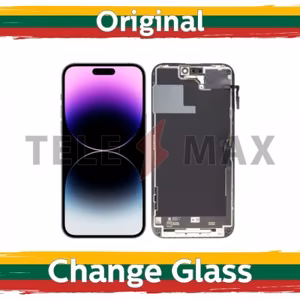 Ekranas skirtas iPhone 14 Pro Max juodas (Atnaujintas: Telemax)