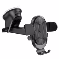 "Borofone" automobilinis laikiklis BH85 Patirtis su siurbtuku juodas