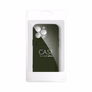 CARD dėklas telefonui IPHONE 15 Pro žalias