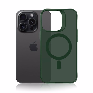 3mk Smoke MagCase for iPhone 16 Pro Max - žalias-Translucent