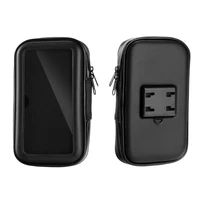 Motociklo laikiklis mobiliajam telefonui atsparus vandeniui su užtrauktuku (4,8" - 5,5") juodas