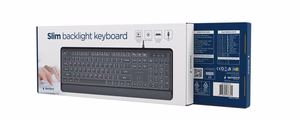 KEYBOARD MULTIMEDIA USB ENG/BLACK KB-UML-04 GEMBIRD