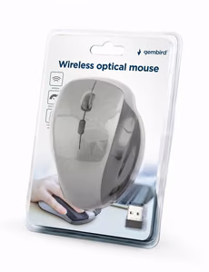 USB optinė pelė WRL juodas/SP. pilkas