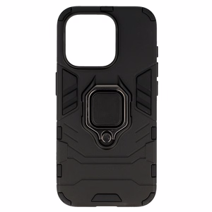 Ring Armor dėklas telefonui Iphone 15 Pro Max juodas