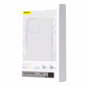 Baseus Crystal Series Magnetinis dėklas iPhone 14 Plus + grūdintas stiklas