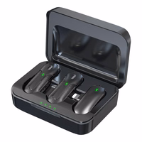 "Devia" mikrofonas "Smartfon Kintone Lightning" belaidis 2in1 juodas