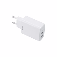 "Maxlife MXTC-10-30AC PD QC įkroviklis 1x USB-C 1x USB 30W baltas