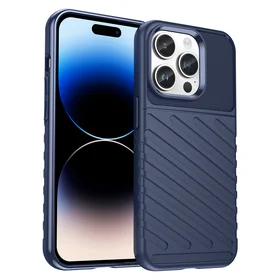 Thunder Case iPhone 14 Pro dėklas telefonui su apsauga - mėlynos spalvos