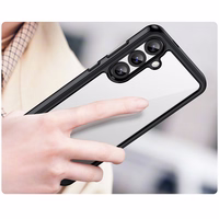 Kosminės erdvės dėklas su geliniu rėmeliu Samsung Galaxy S25+ - juodas