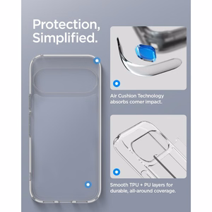 Spigen Ultra Hybrid skaidrus dėklas, skirtas Google Pixel 11