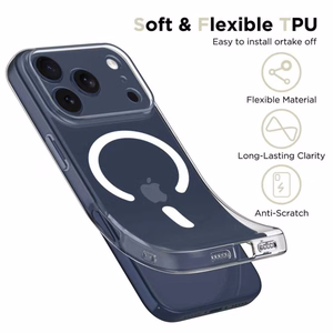 Tech-Protect FlexAir MagSafe dėklas telefonui iPhone 17 Pro Max - skaidrus