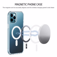 TEL PROTECT MagSilicone dėklas telefonui Iphone 12 Pro Max permatomas