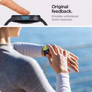 Spigen Glas.tR EZ Fit grūdintas stiklas laikrodžiui Samsung Galaxy Watch 7 (44 mm) - 2 vnt.