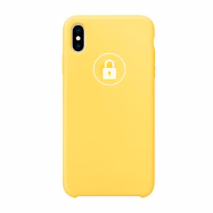 Dėklas "Silicone Case" skirtas iPhone Xs Max / Canary Yellow / su įpakavimu