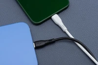 BLUE STAR ECO kabelis 2,4A 27W Type C į Lightning PJ72-18-3 1m baltas