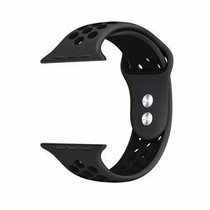 Crong Duo Sport dirželis, skirtas Apple Watch 44 / 45 / 46 / 49 mm, pilkas ir juodas