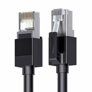 Ugreen Cat6 F/UTP Ethernet laidas 10m - Juodas