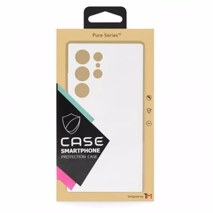 Telefono dėklas TM Pure Silicone skirtas Samsung G991 S21 / baltas / (Blister)
