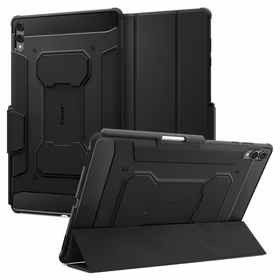 Spigen Rugged Armor „Pro“ dėklas Samsung Galaxy Tab S11 Ultra 14.6 planšetiniam kompiuteriui - juodas