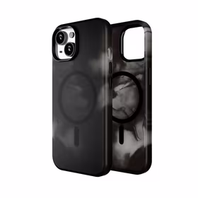 iPhone 15 Pro Max Puro AQUA lankstus plastikinis dėklas - suderinamas su MagSafe - juodas