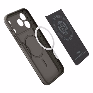 Spigen Thin Fit MagSafe dėklas, skirtas iPhone 17 Pro / 18 Pro, grafito spalvos