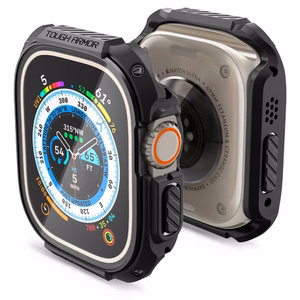 Spigen Tough Armor dėklas, skirtas Apple Watch Ultra 49 mm, juodas