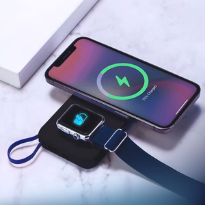 3mk PastelUp 10000mAh 22.5W USB 1A1C Išorinė baterija (f) - juoda