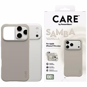 CARE by PanzerGlass Madingas Samba Magnetinis dėklas telefonui iPhone 17 Pro Max - Pilkas